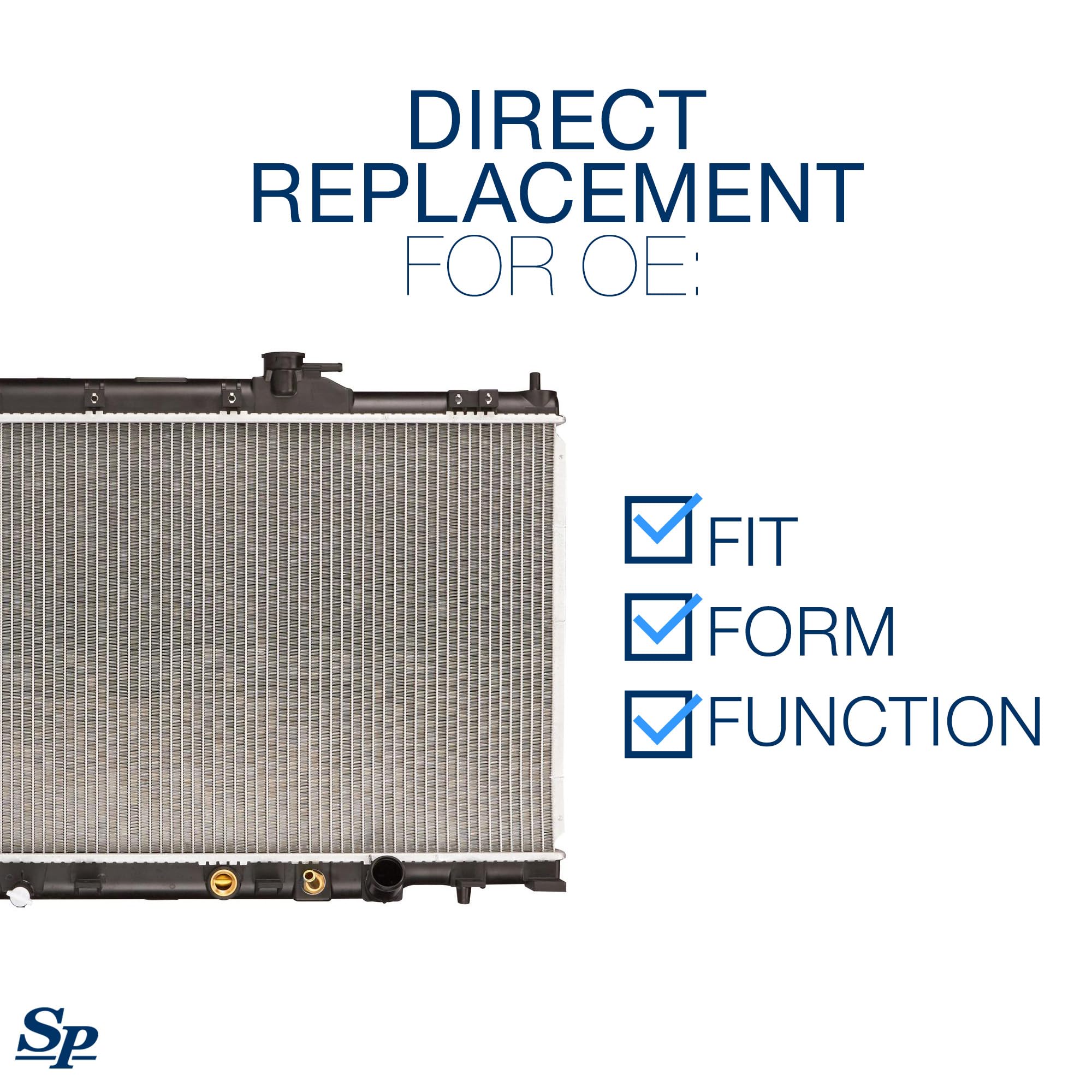 Amazon.com: Spectra Premium CU2443 Radiator With TOC Compatible